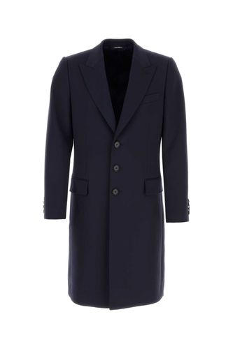 Stretch Polyester Blend Coat - Dolce & Gabbana - Modalova