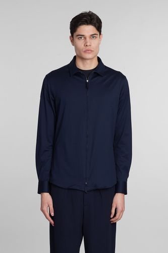 Giorgio Armani Shirt In Blue Cotton - Giorgio Armani - Modalova