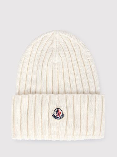 Moncler Logo-patch Beanie - Moncler - Modalova