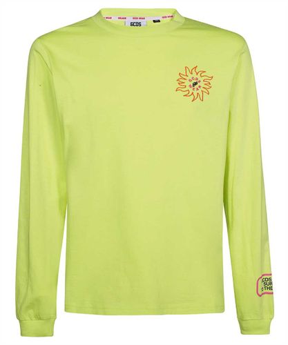 GCDS Long Sleeve Cotton T-shirt - GCDS - Modalova