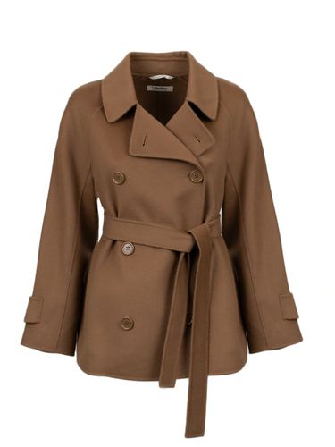 Brushed Finish Duoble Breasted Jacket - 'S Max Mara - Modalova