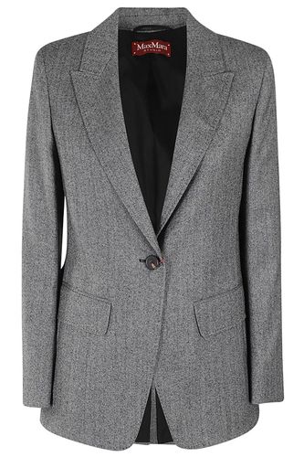 Single-breasted Long-sleeved Jacket - Max Mara Studio - Modalova