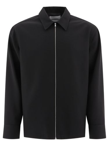 Long-sleeved Gabardine Shirt - Jil Sander - Modalova