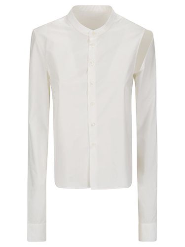 Buttoned Long Sleeved Shirt - MM6 Maison Margiela - Modalova