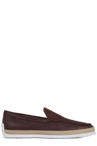 Tod's Round Toe Slip-on Loafers - Tod's - Modalova