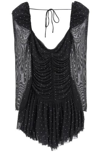 Rhinestone Mini Dress - Rotate by Birger Christensen - Modalova