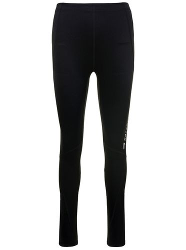 Leggings With Side Logo Detail In Stretch Spandex - Balenciaga - Modalova