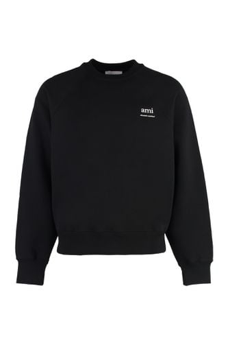 Cotton Crew-neck Sweatshirt - Ami Alexandre Mattiussi - Modalova