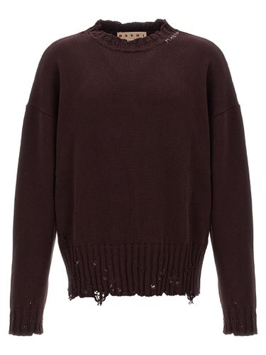 Marni Destroyed Effect Sweater - Marni - Modalova