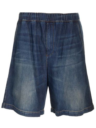 Valentino Denim Bermuda Shorts - Valentino - Modalova