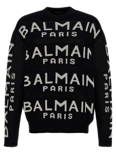 Balmain All-over Logo Sweater - Balmain - Modalova