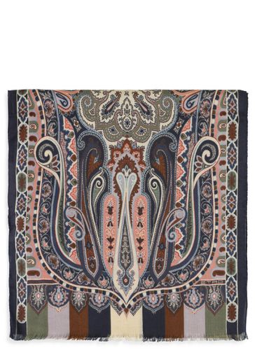 Etro Shawl With Paisley Print - Etro - Modalova