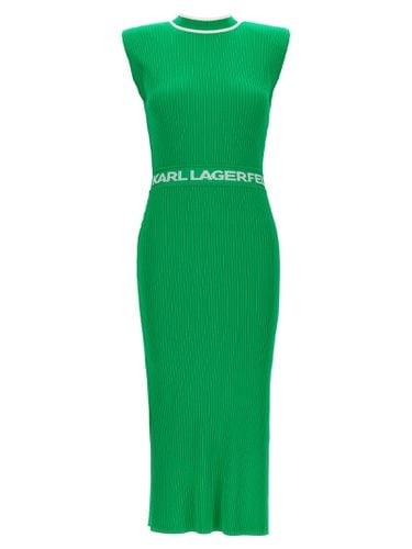 Karl Lagerfeld Logo Knit Dress - Karl Lagerfeld - Modalova