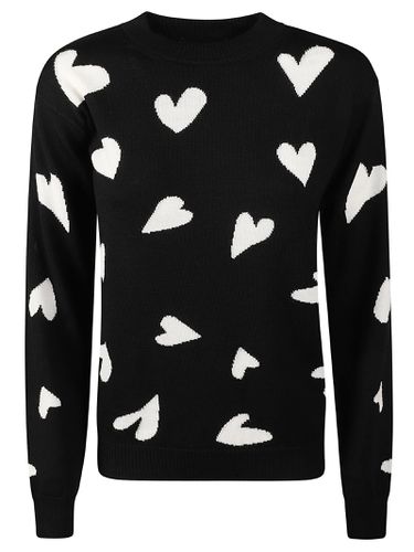 Max Mara Studio Heart Knit Sweater - Max Mara Studio - Modalova