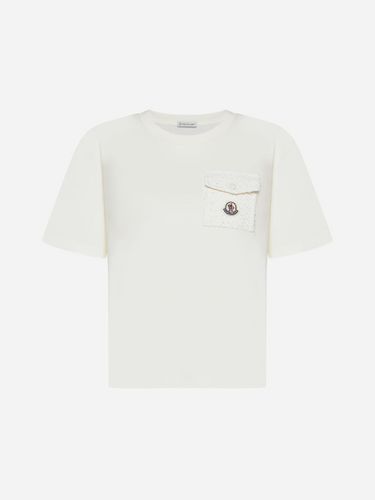 Chest-pocket Cotton-blend T-shirt - Moncler - Modalova