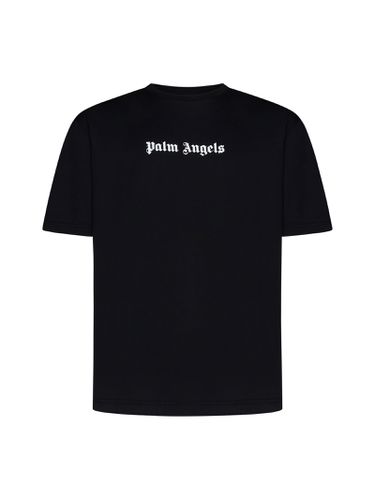 T-shirt With Front Logo - Palm Angels - Modalova