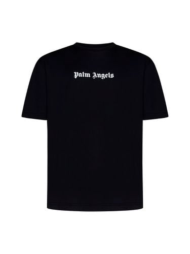 T-shirt With Front Logo - Palm Angels - Modalova