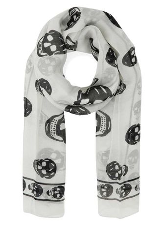 Printed Silk Foulard - Alexander McQueen - Modalova