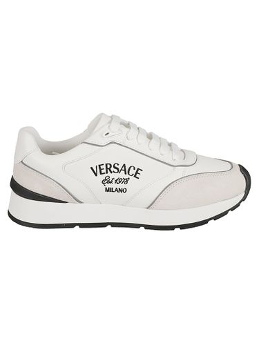Versace Milano Logo Sneakers - Versace - Modalova