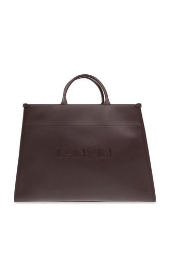 Lanvin Logo Embossed Top Handle Bag - Lanvin - Modalova