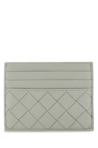 Light Grey Leather Card Holder - Bottega Veneta - Modalova