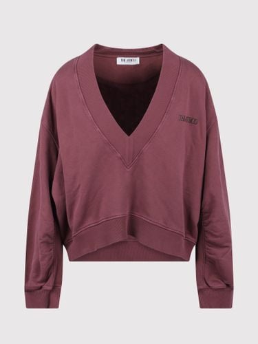 The Attico Mauve Fade Sweatshirt - The Attico - Modalova