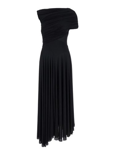 One-shoulder Draped Long Dress In Stretch Viscose Woman - Philosophy di Lorenzo Serafini - Modalova