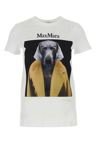 White Cotton Cipria T-shirt - Max Mara - Modalova