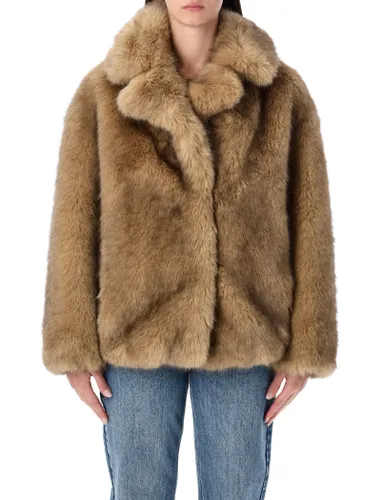 Valentina Faux Fur Jacket - STAND STUDIO - Modalova