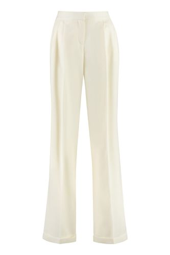 Wool Wide-leg Trousers - Alexander McQueen - Modalova