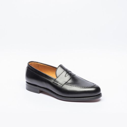 Black Polished Leather Loafer - Berwick 1707 - Modalova