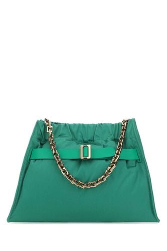 Green Nylon Scrunchy Jumbo Handbag - BOYY - Modalova