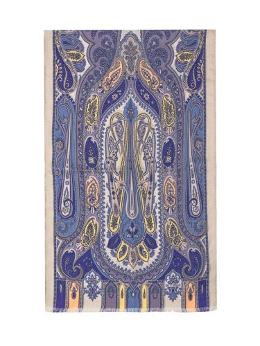 Cashmere And Silk Paisley Scarf - Etro - Modalova