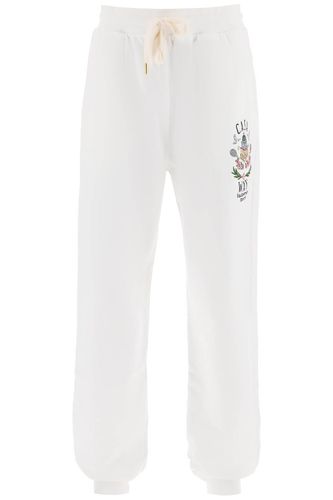 Casablanca White Cotton Pants - Casablanca - Modalova