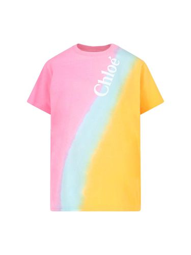 Chloé tie-dye Effect T-shirt - Chloé - Modalova