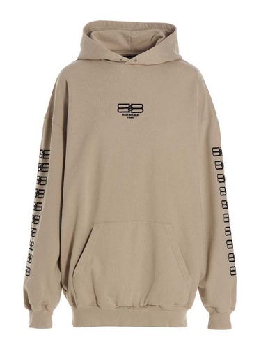 Balenciaga Hoodie With Logo Print - Balenciaga - Modalova