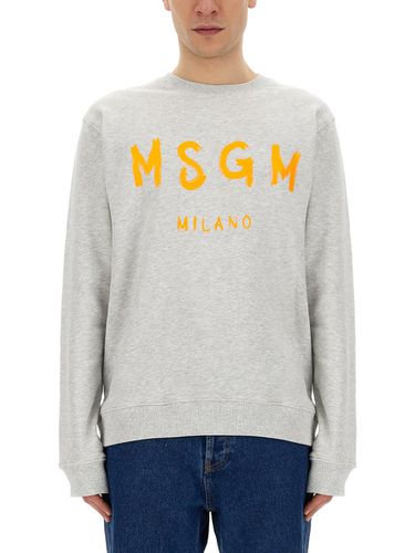 MSGM Sweatshirt With Logo - MSGM - Modalova