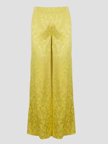 Parosh Yellow Jacquard Trousers - Parosh - Modalova