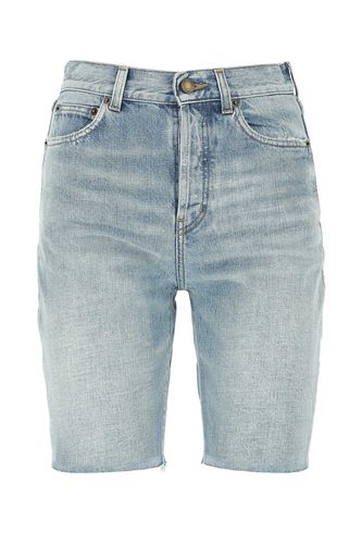 Saint Laurent Denim Bermuda Shorts - Saint Laurent - Modalova