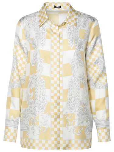 Versace Beige Silk Shirt - Versace - Modalova