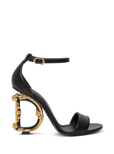 Devotion Leather Sandals Woman - Dolce & Gabbana - Modalova