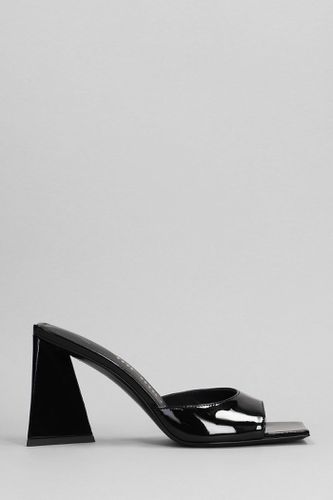 Mini Devon Slipper-mule In Patent Leather - The Attico - Modalova