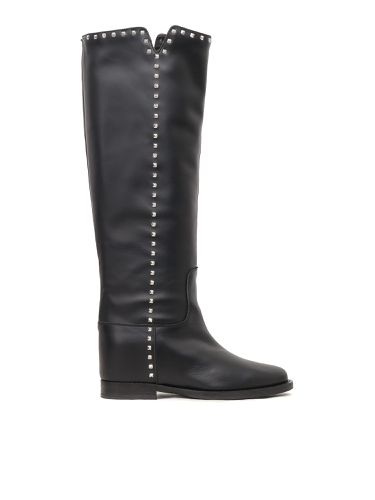 Via Roma 15 Black V Boots - Via Roma 15 - Modalova