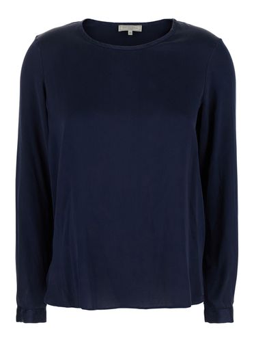 Adige Long Sleeve Top In Stretch Silk Woman - Antonelli - Modalova