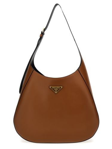 Prada Logo Leather Shoulder Bag - Prada - Modalova
