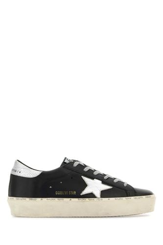 Black Leather Hi Star Sneakers - Golden Goose - Modalova