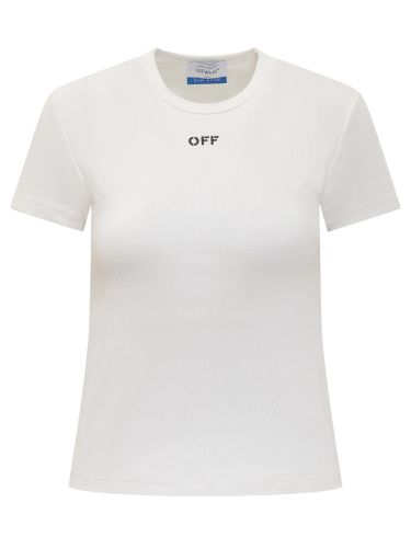 Off-White Off Logo T-shirt - Off-White - Modalova