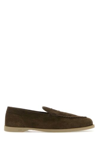 John Lobb Mud Suede Pace Loafers - John Lobb - Modalova