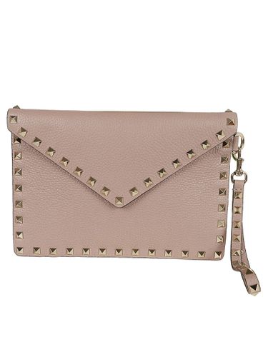 Medium Flat Pouch Rockstud - Valentino Garavani - Modalova