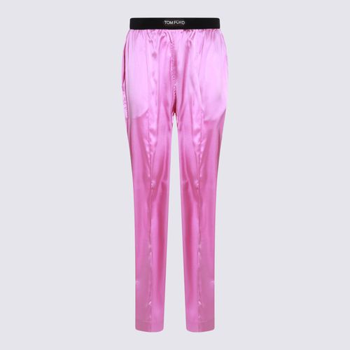 Tom Ford Violet Silk Pants - Tom Ford - Modalova